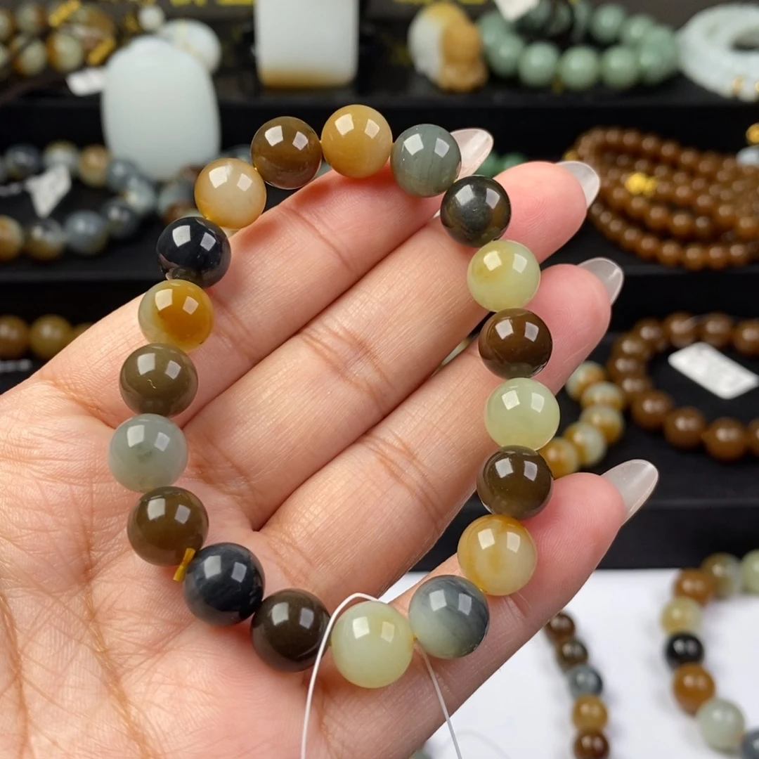 和田玉手串未镶嵌