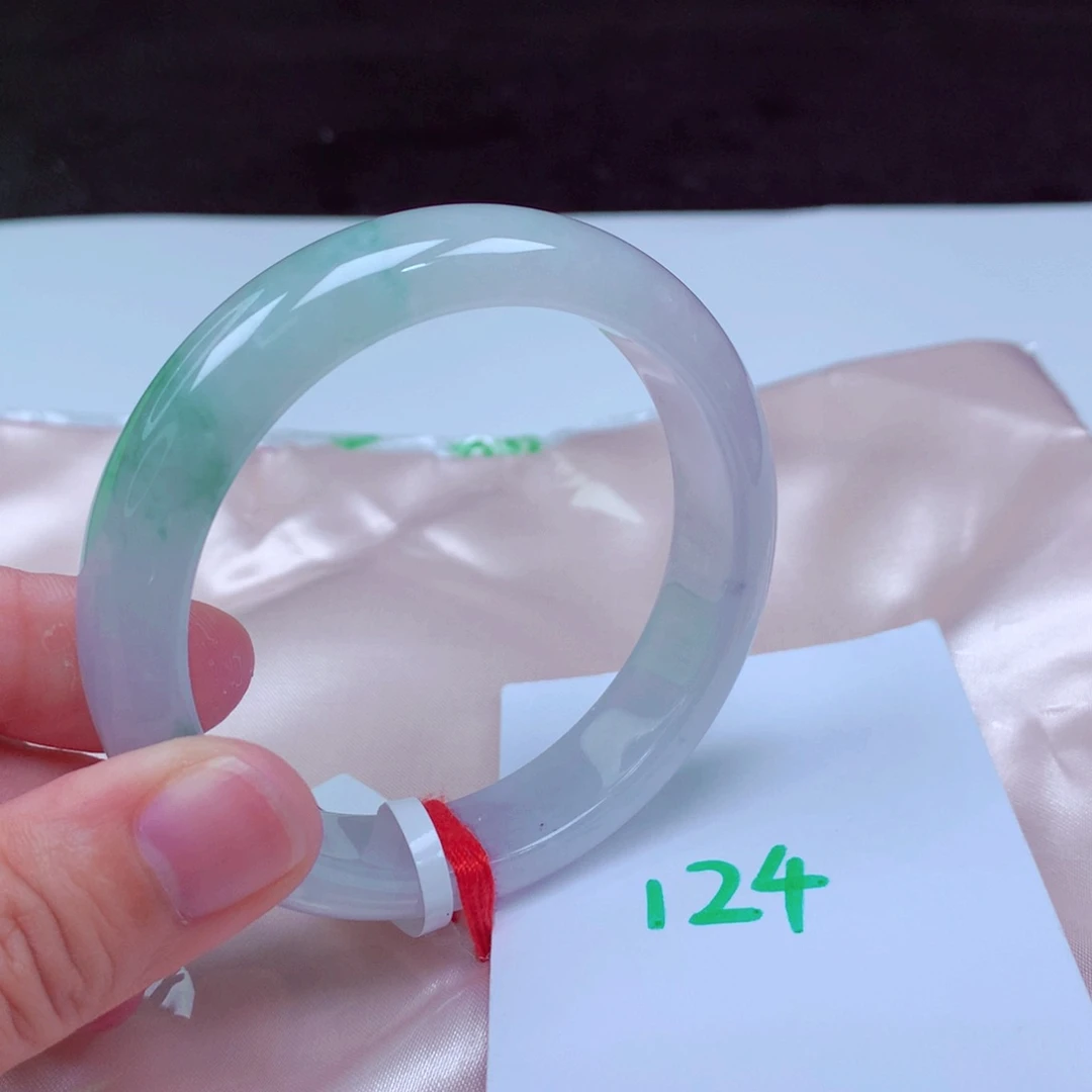 未镶嵌手镯翡翠缅甸天然A货翡翠手镯55