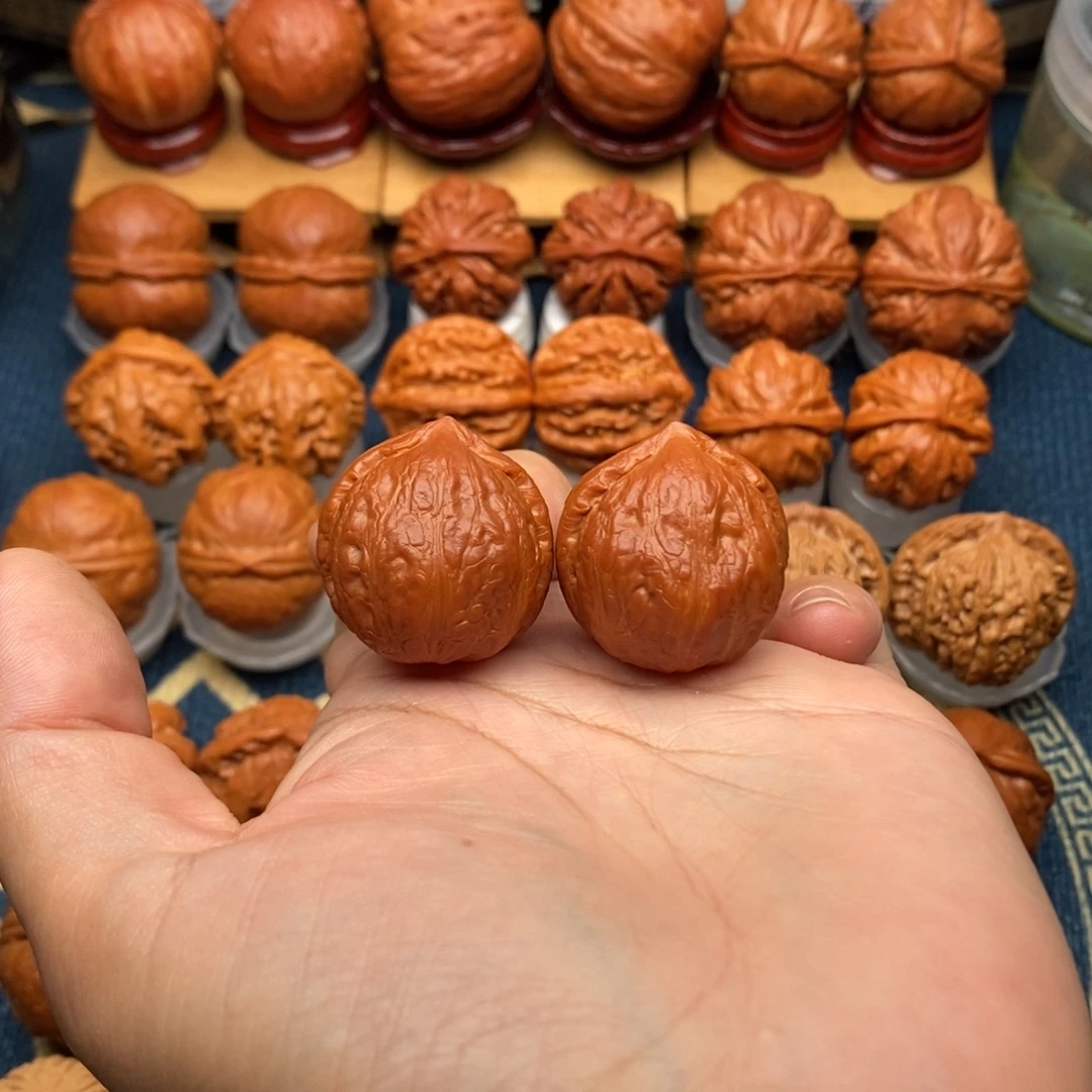 葡****文玩核桃把件小寿桃
