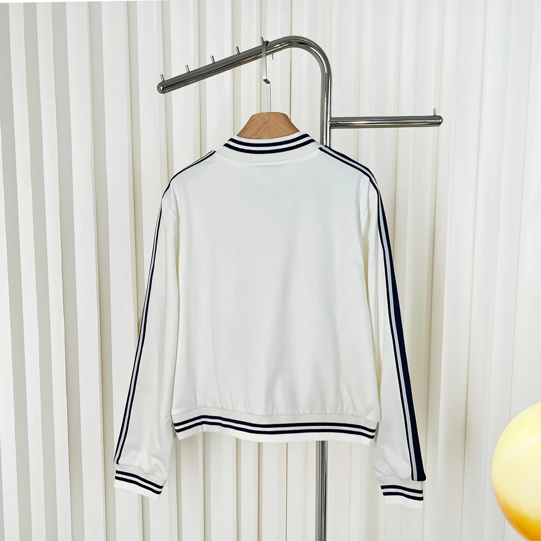 塞牌秋款织带撞色休闲夹克外套棒球外套181