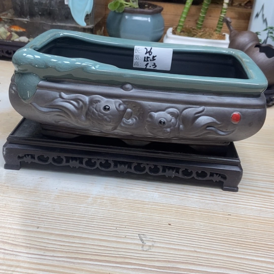 瓷片陶瓷花盆陶瓷艺术