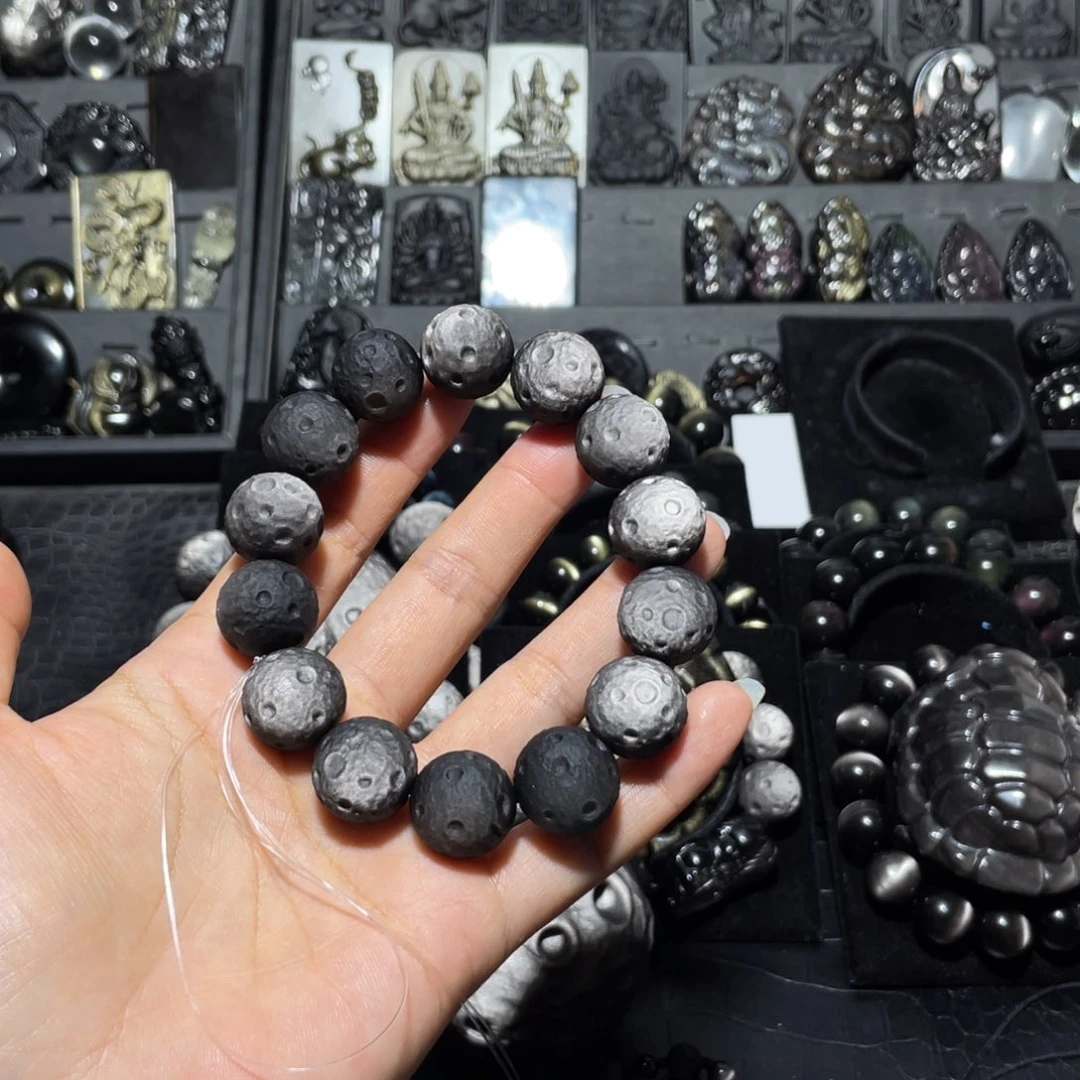 小***哥黑曜岩未镶嵌珠宝奇石