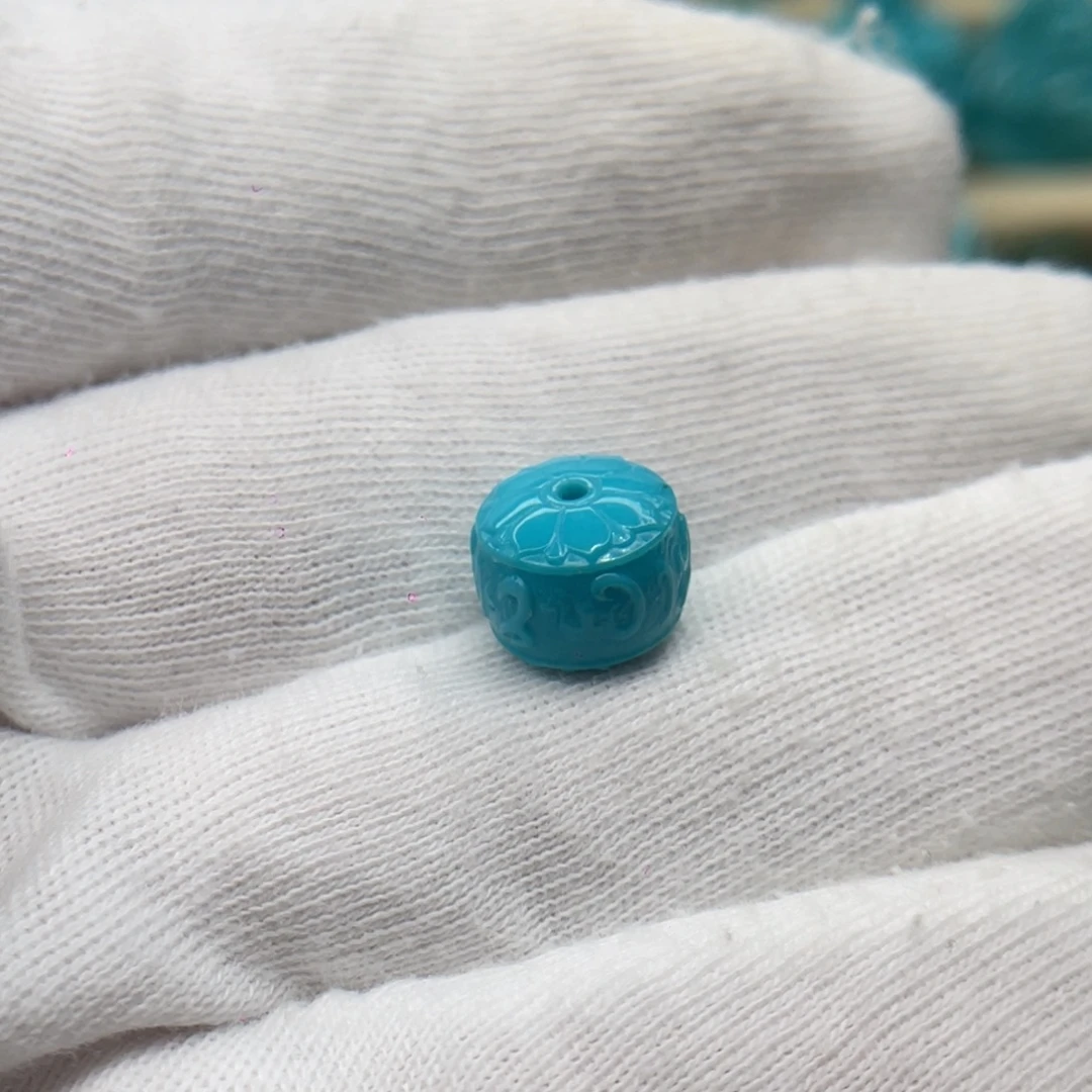 绿松石未镶嵌颈饰卡10.5-8