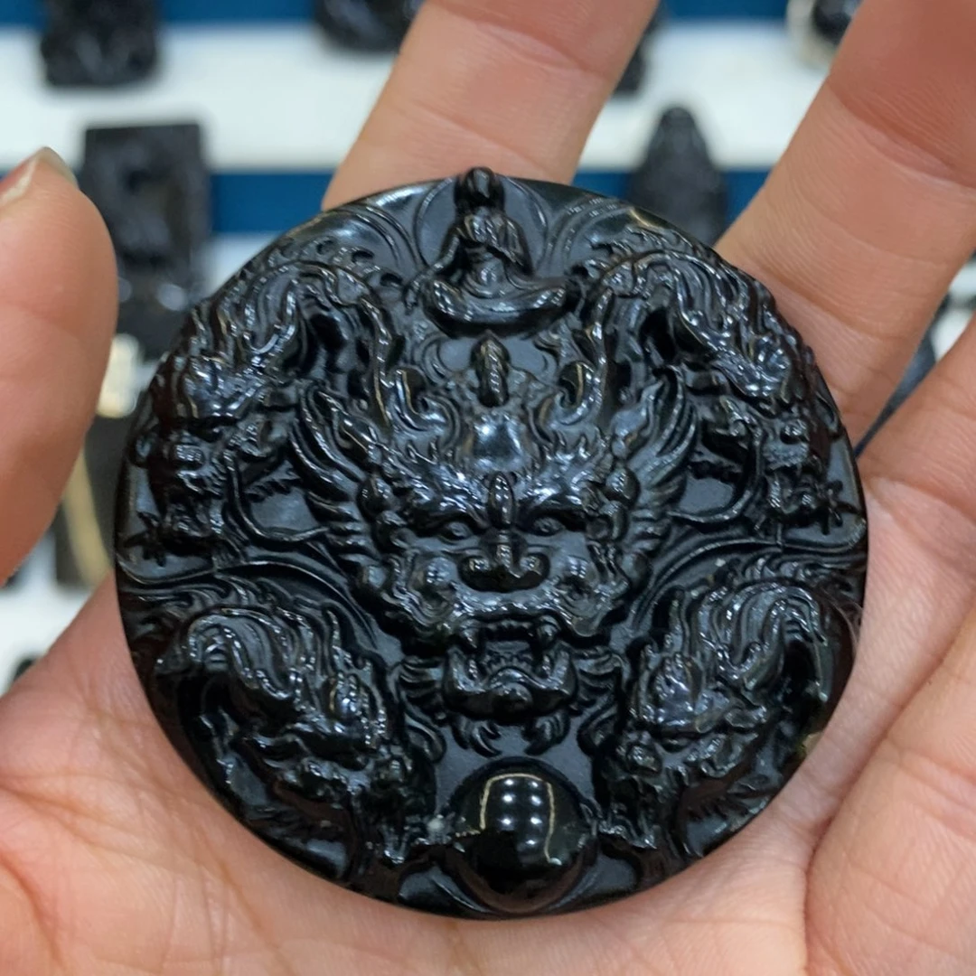 信***你蛇纹石玉未镶嵌吊坠