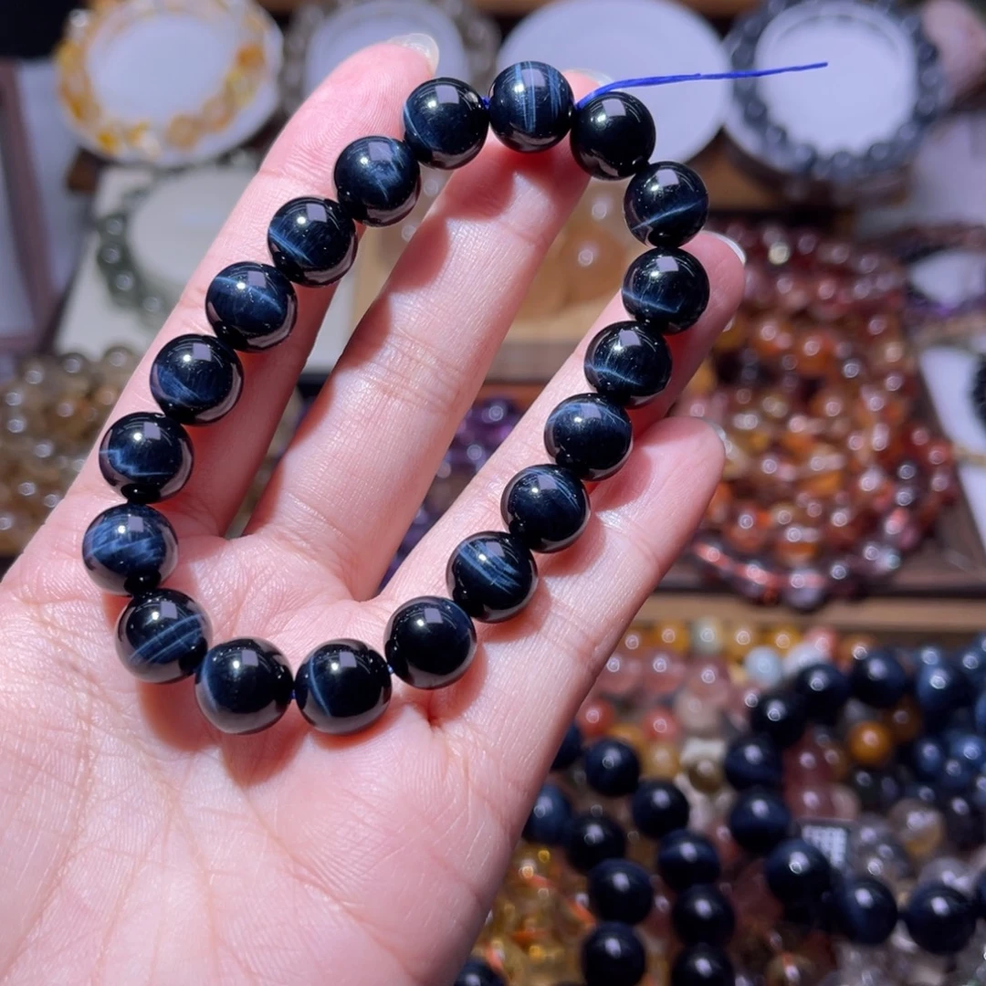 未镶嵌水晶手串蓝虎眼