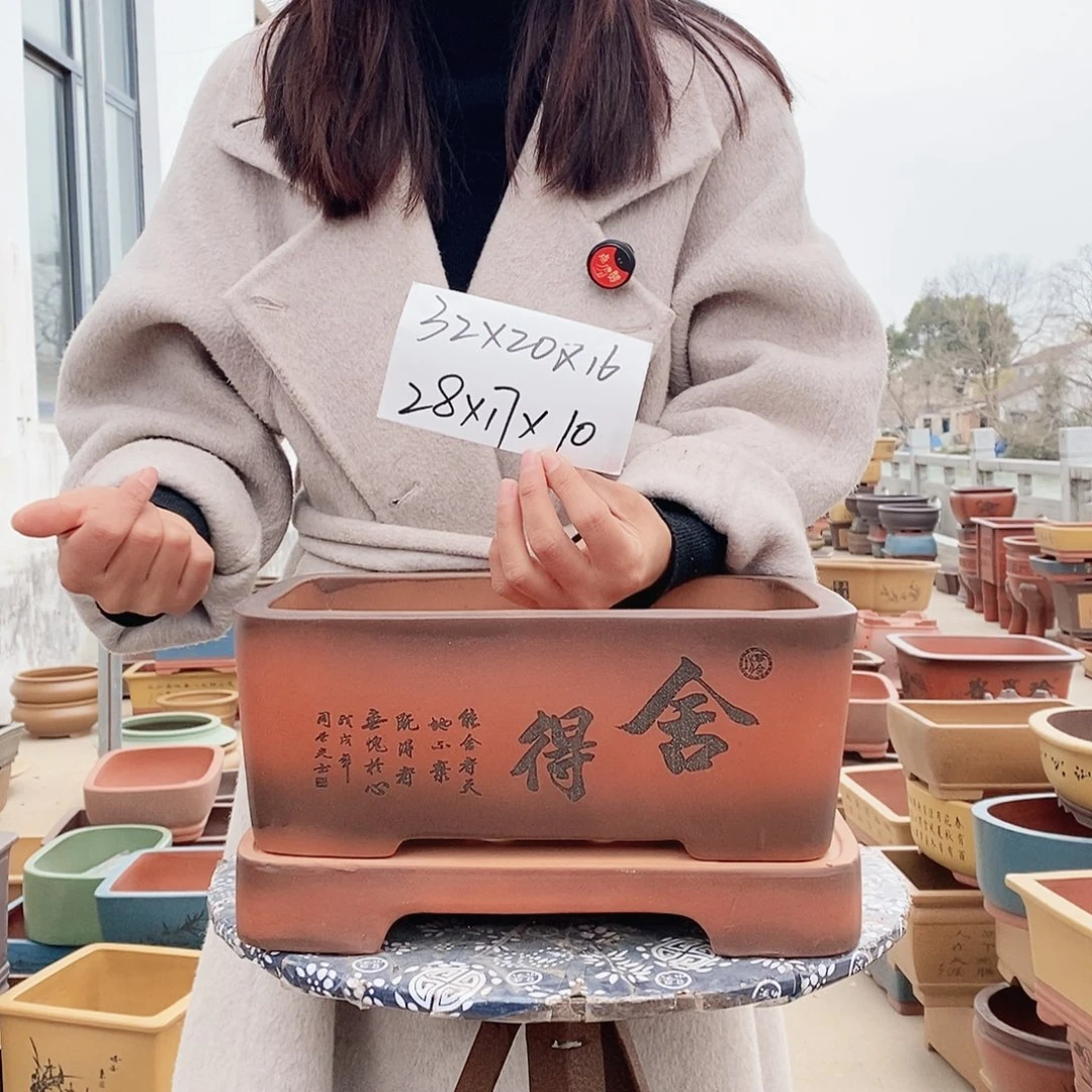 紫砂花盆紫砂花盆