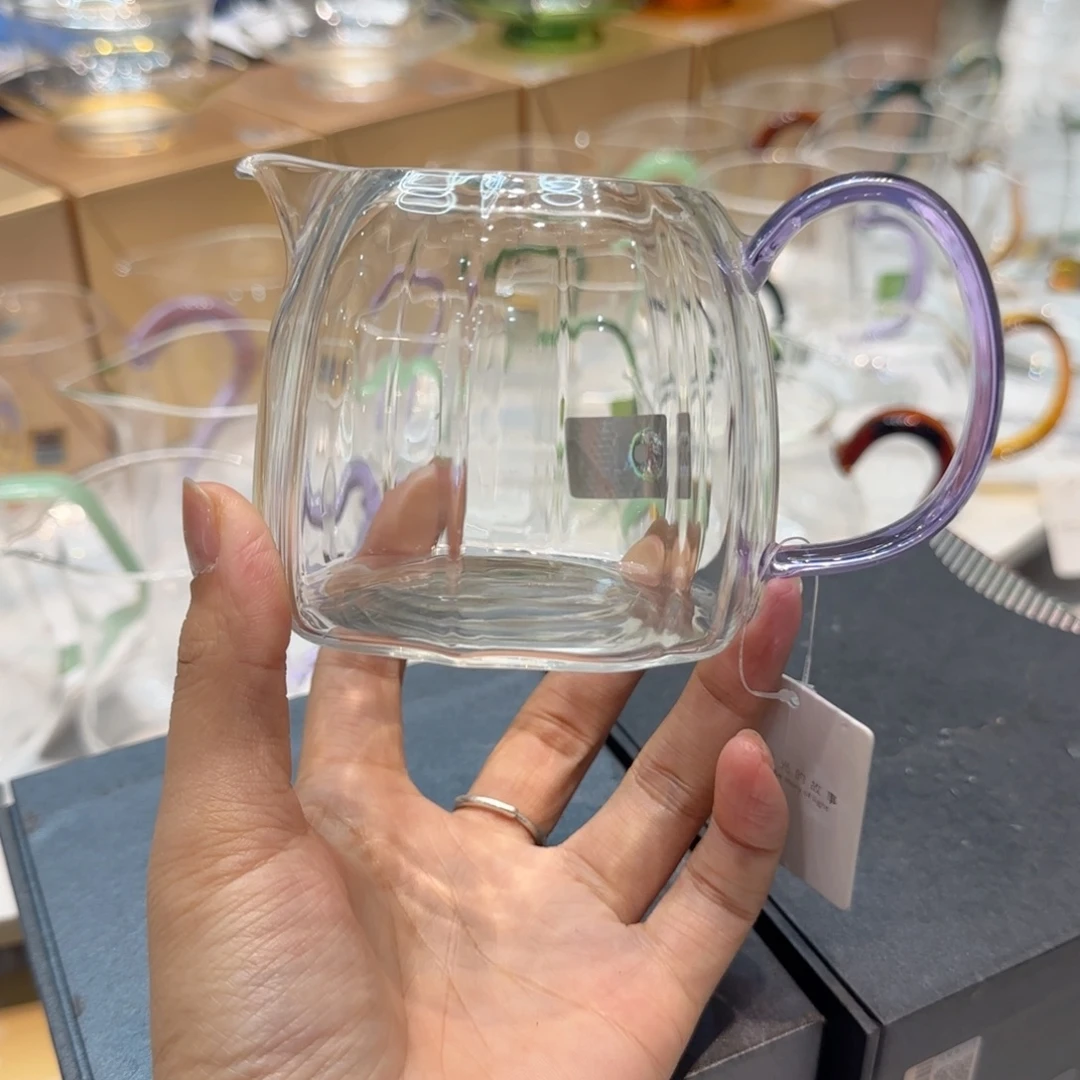 禾器浅紫色倾妍公道杯