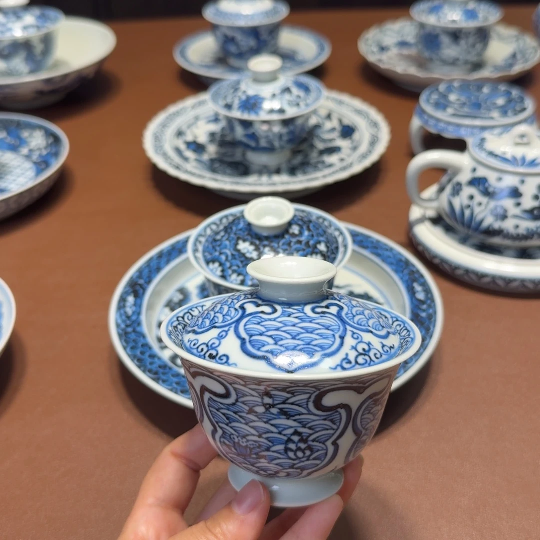 手工手绘茶具微瑕