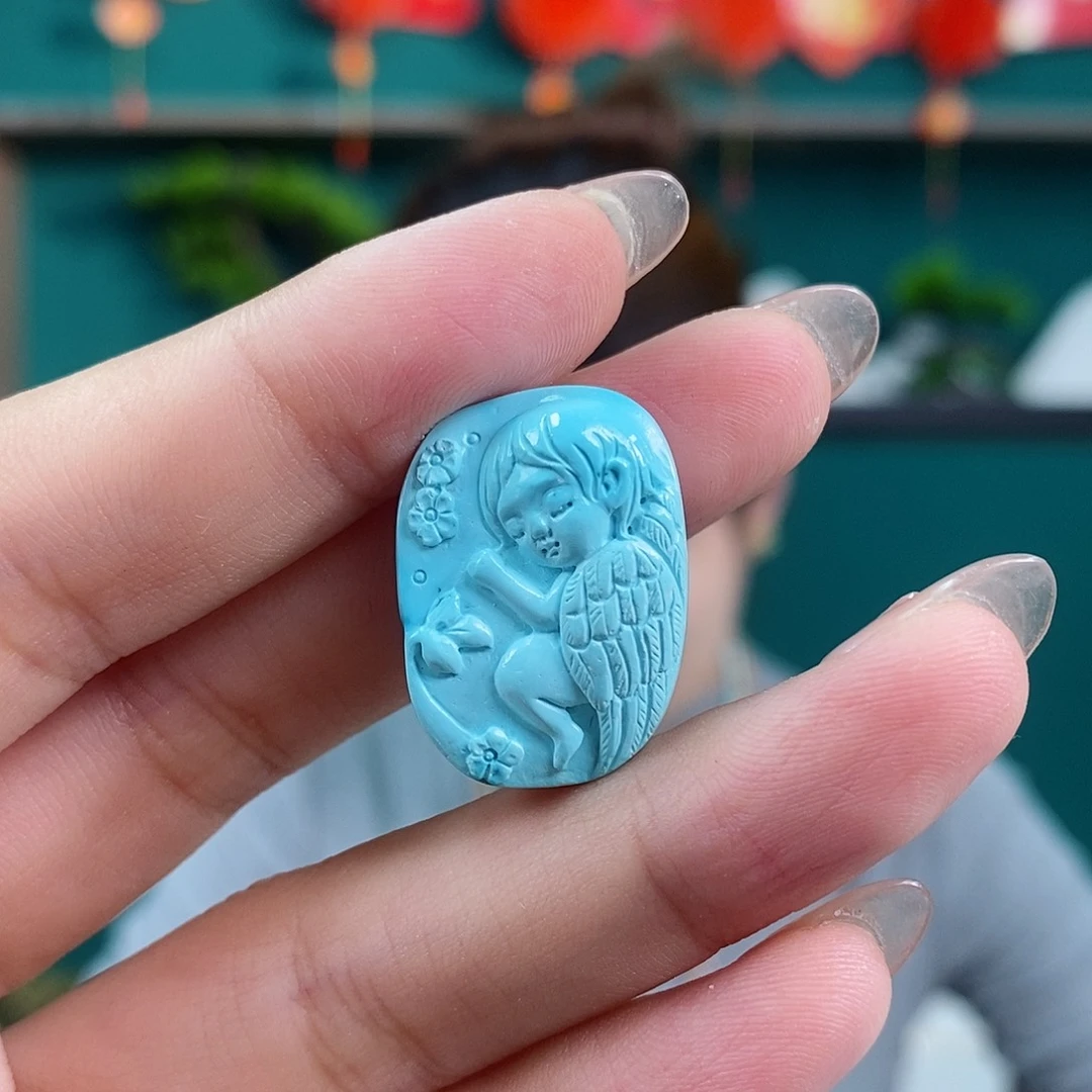 绿松石珠宝奇石未镶嵌