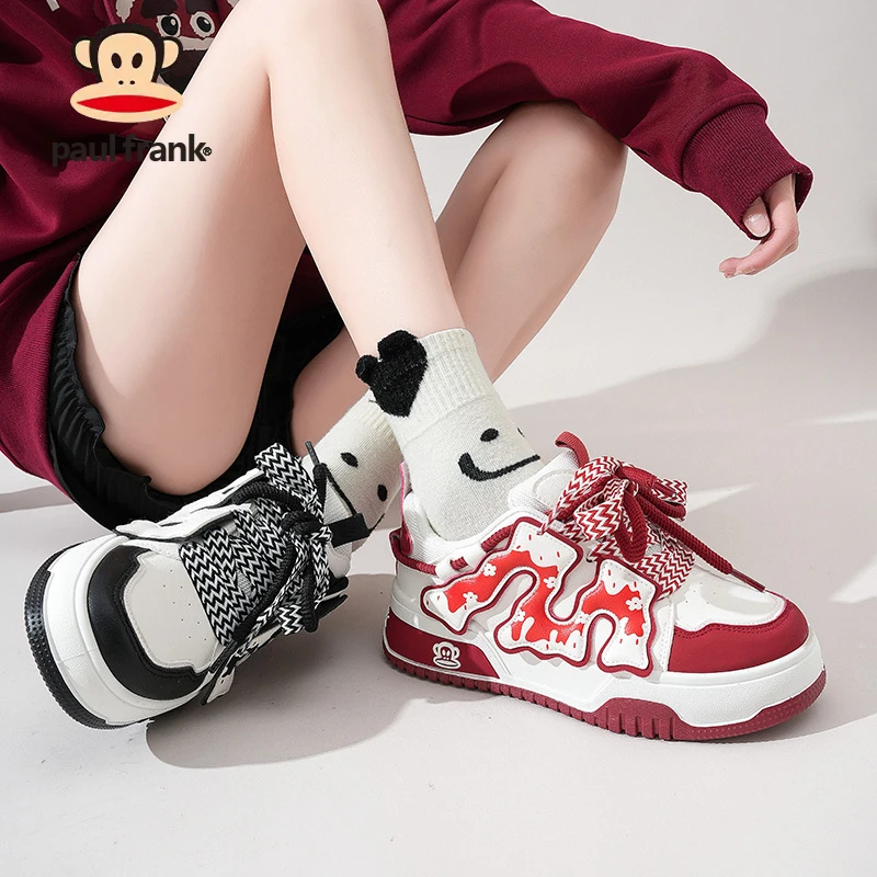 大嘴猴低帮女鞋2025秋季新款百搭小众鞋子鸳鸯配色时尚休闲女鞋潮