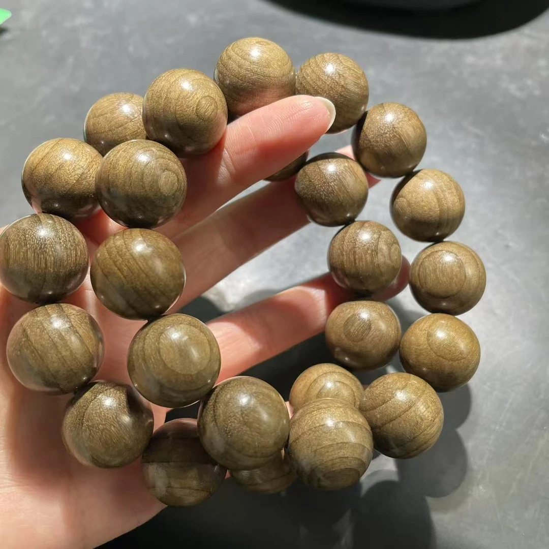 【玉经纶】-31014/Q46-金丝楠手串-多样性发其一