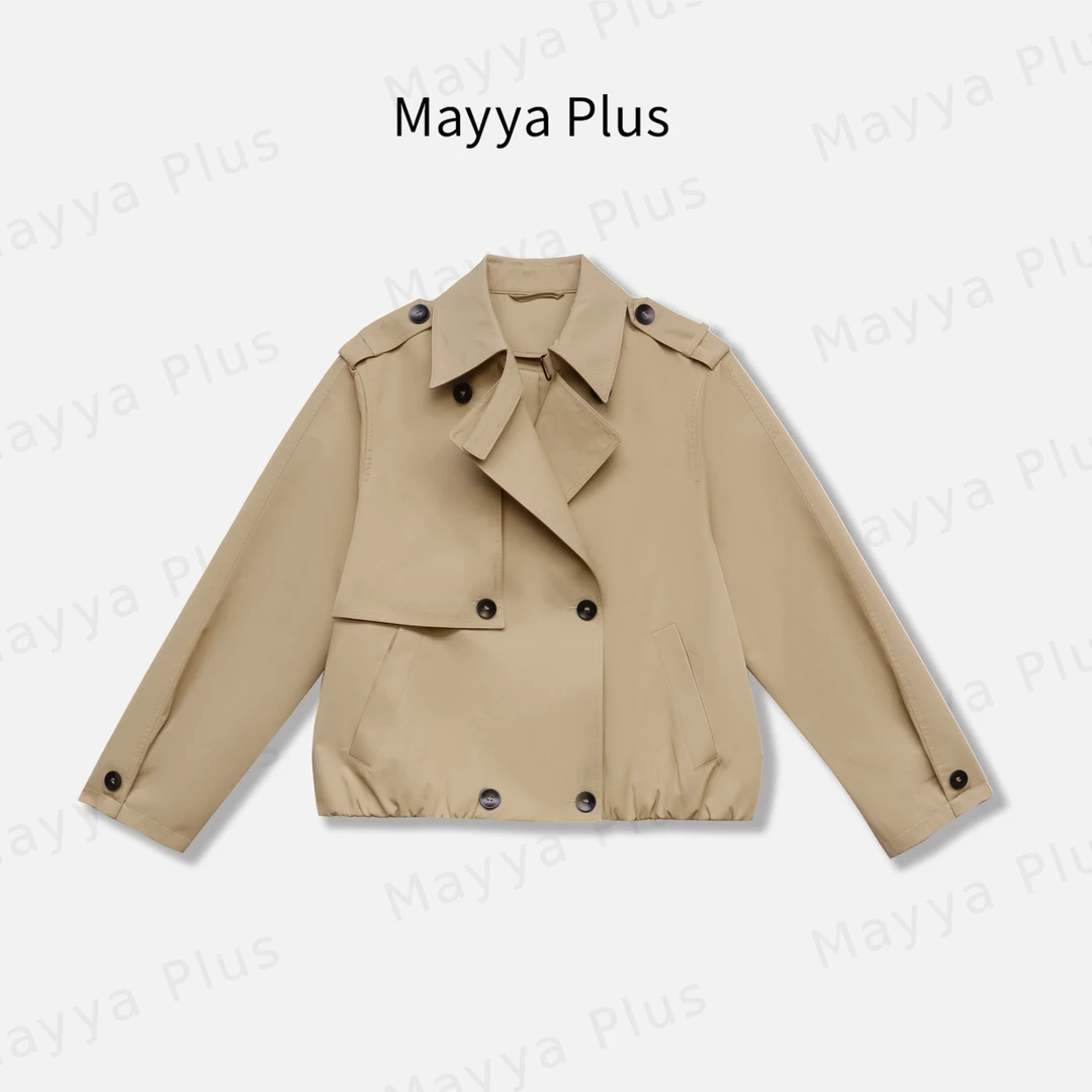 【追风日记】Mayya Plus麦芽定制轻奢气质显瘦百搭款风衣32518708