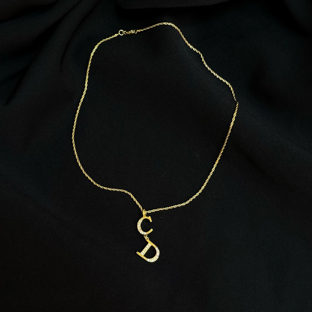 99新 DIOR/迪奥 乱乱子中古汉堡/项链/17960890