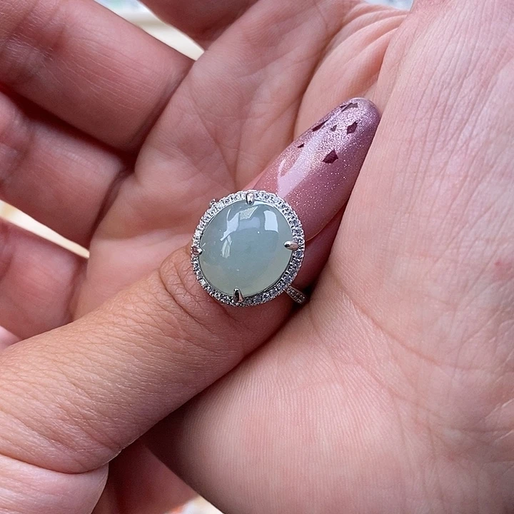 娟***品翡翠未镶嵌戒指缅甸