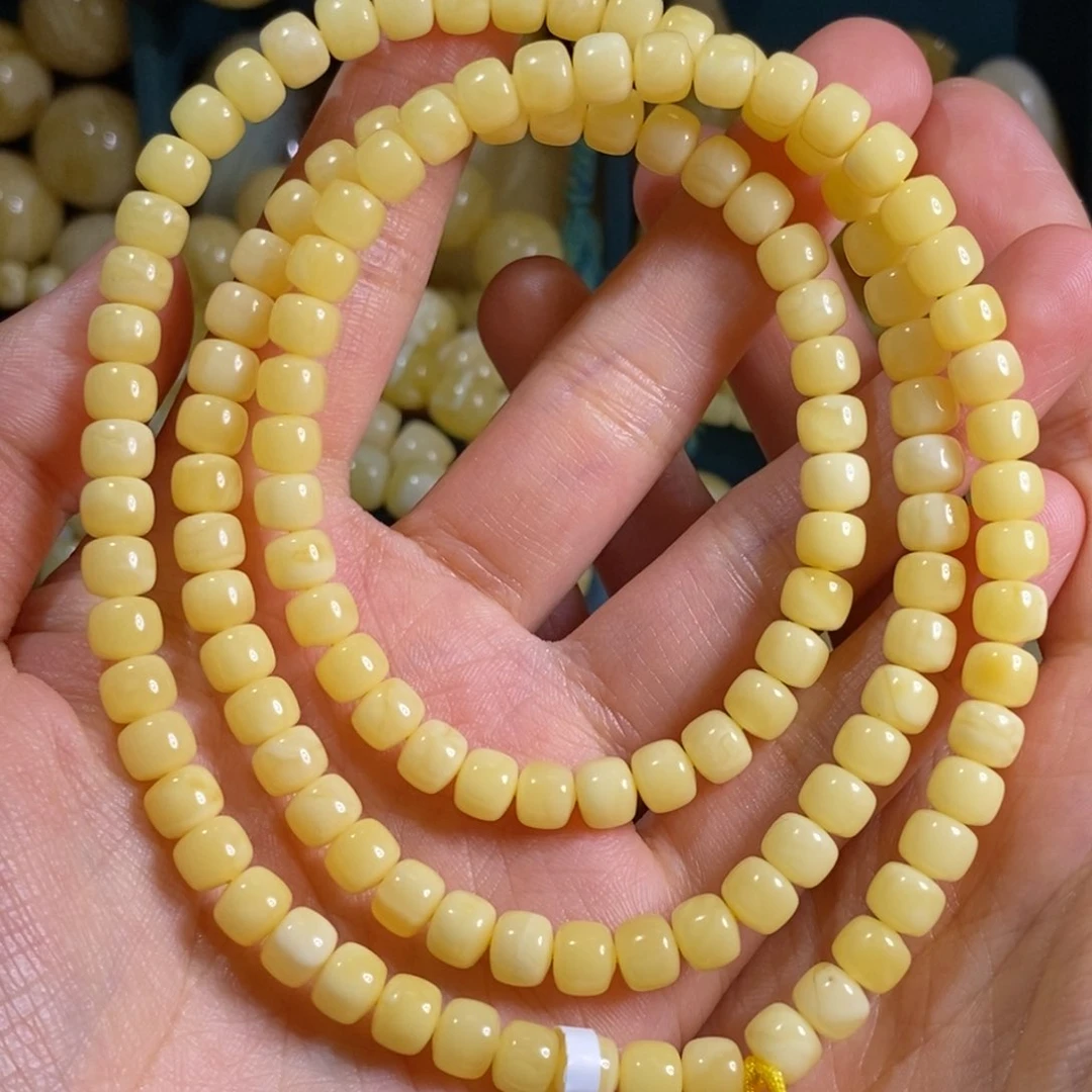 蜜蜡裸石未镶嵌6.5链子