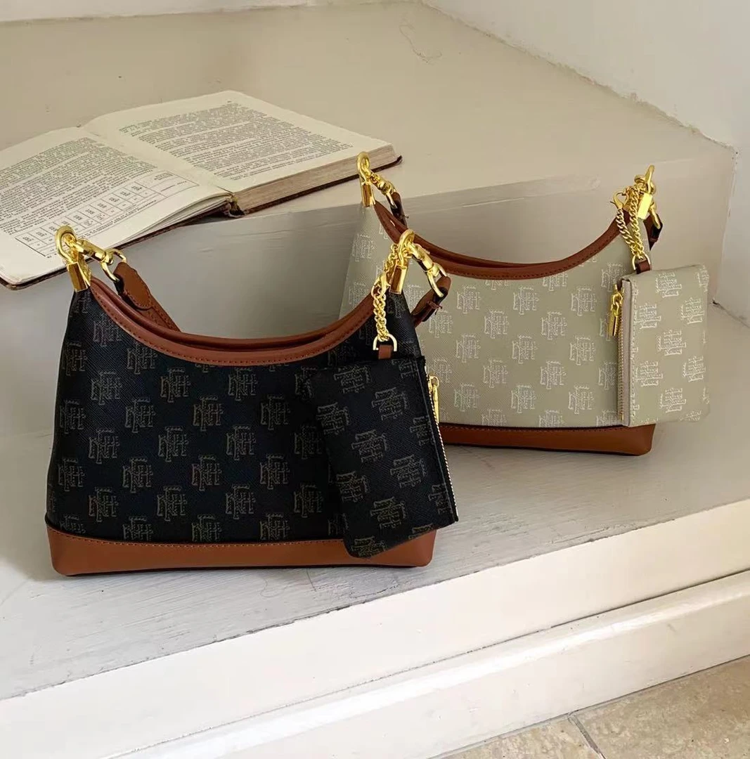 新款洋气百搭便携式斜挎包小流浪包【68028】