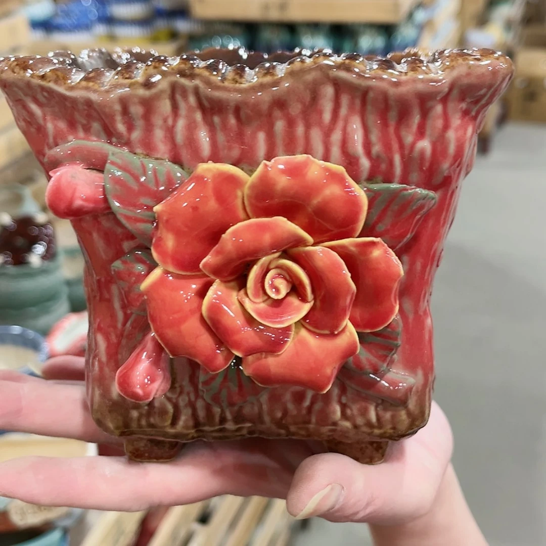 【闪购商品】陶瓷陶瓷多肉植物花盆