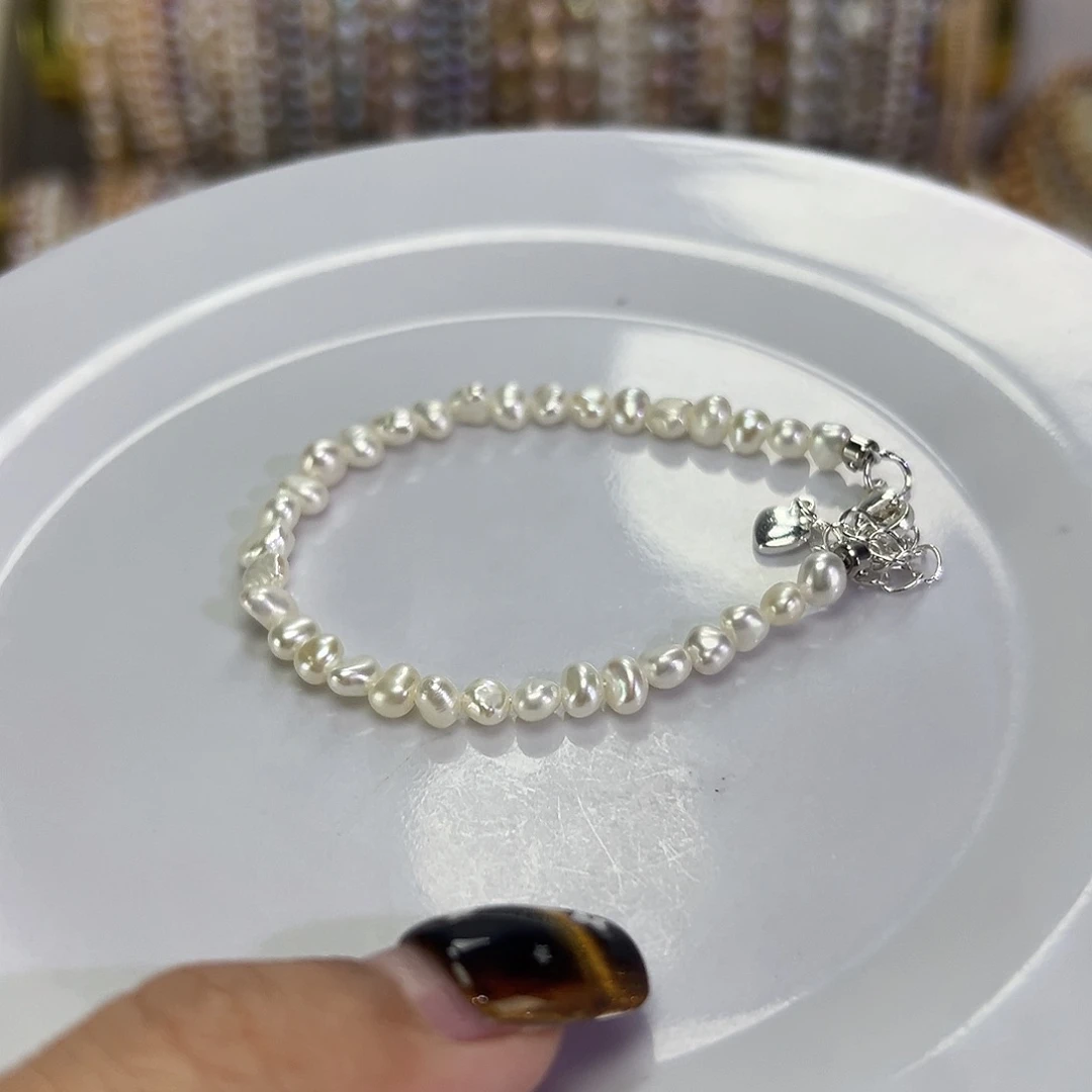 钛钢淡水珍珠手绳
