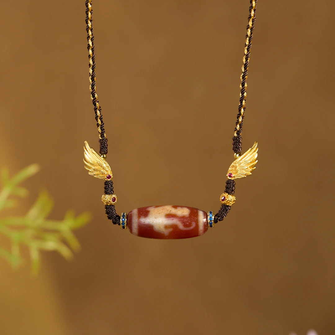 麒麟凤眼天珠项链S3SAR多样性发其一