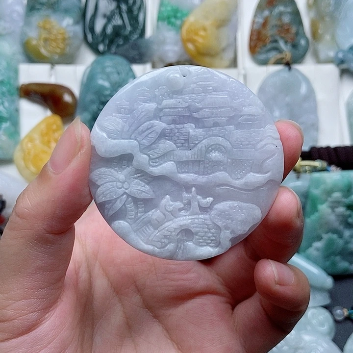 翡翠未镶嵌颈饰翡翠