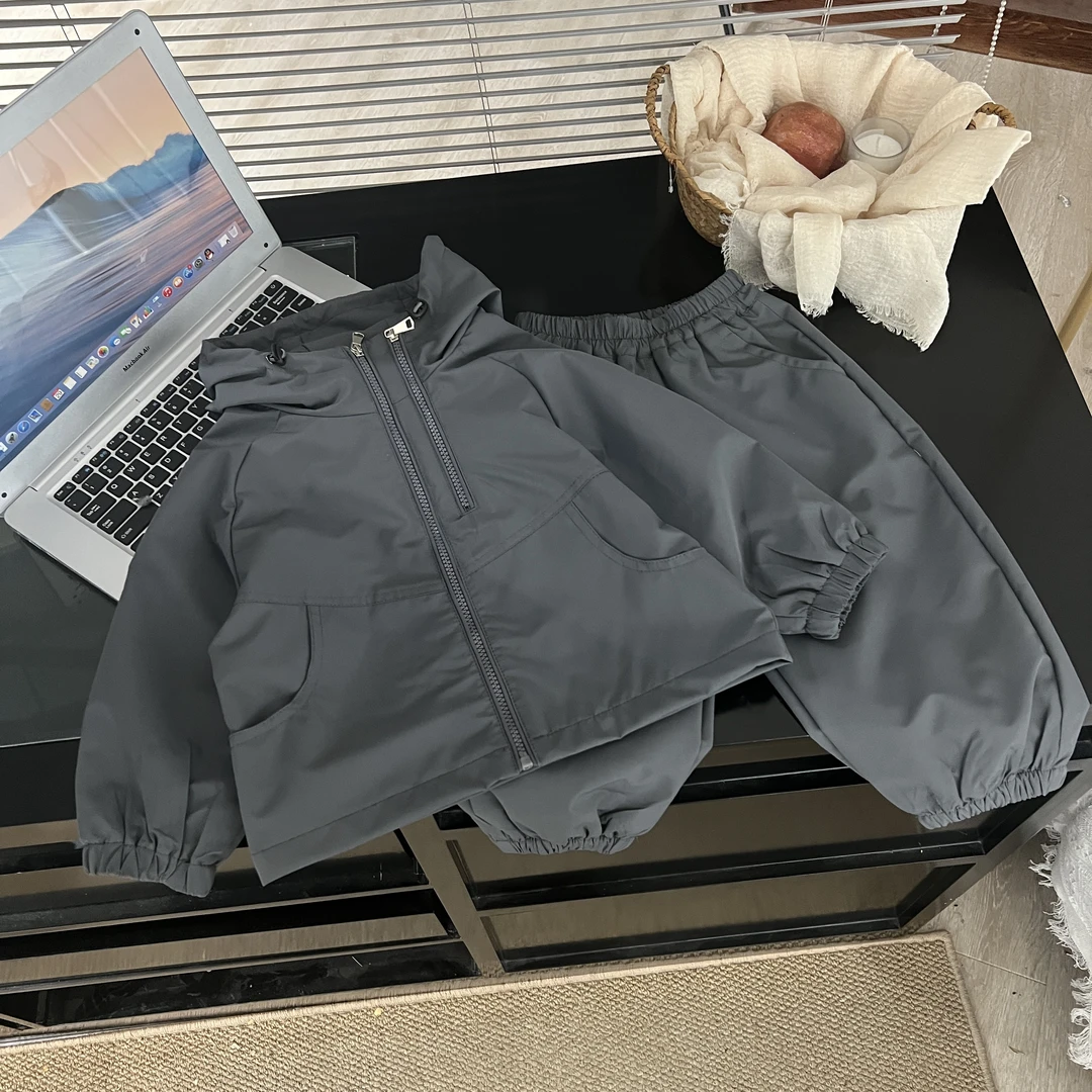 2025秋季新款儿童潮流韩版时尚50112冲锋衣外套