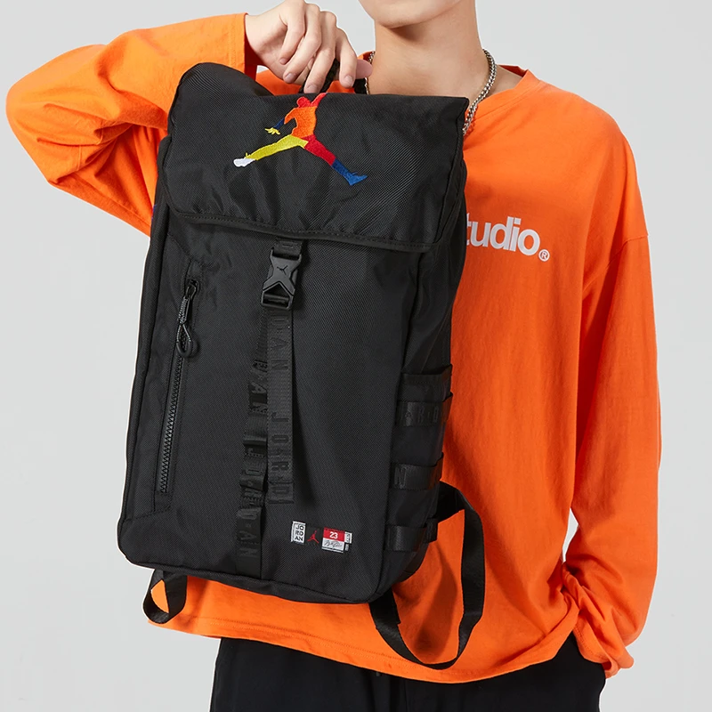 【开学季】耐克新款学生书包男女AJ双肩包时尚运动背包 JD2143027GS