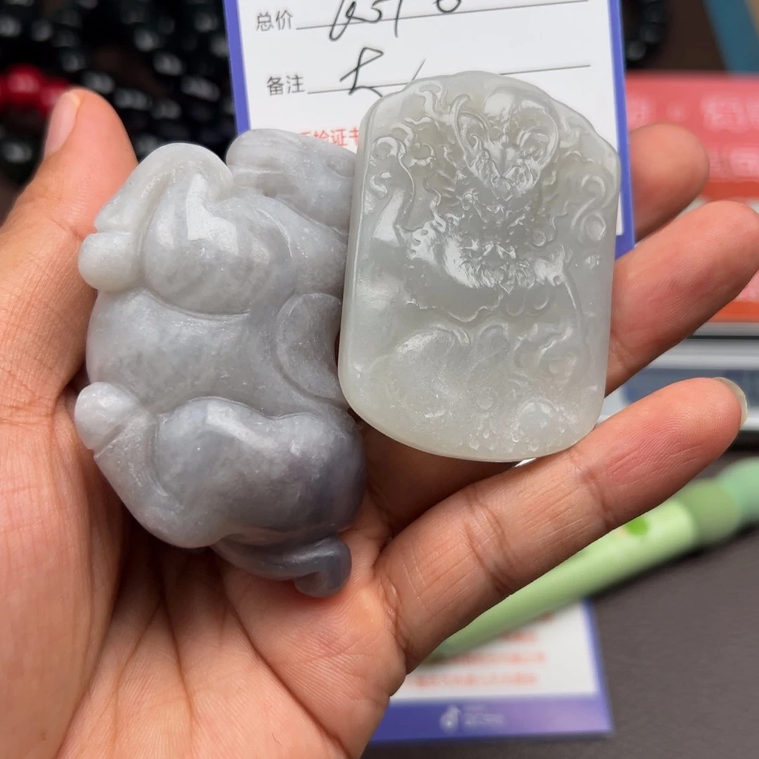 和田玉未镶嵌挂件以****华