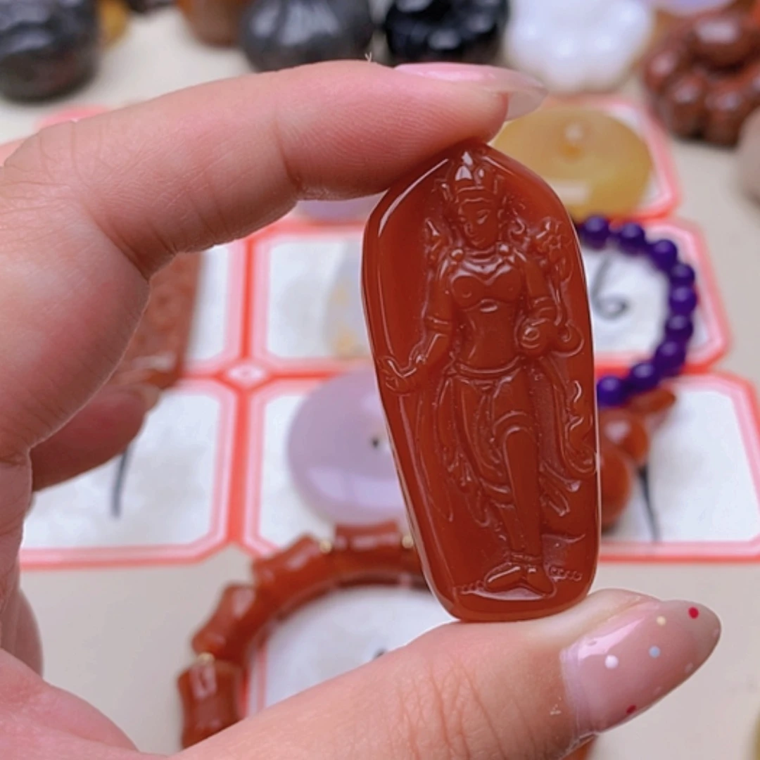 【闪购商品】未镶嵌玛瑙/玉髓珠宝半成品农***?