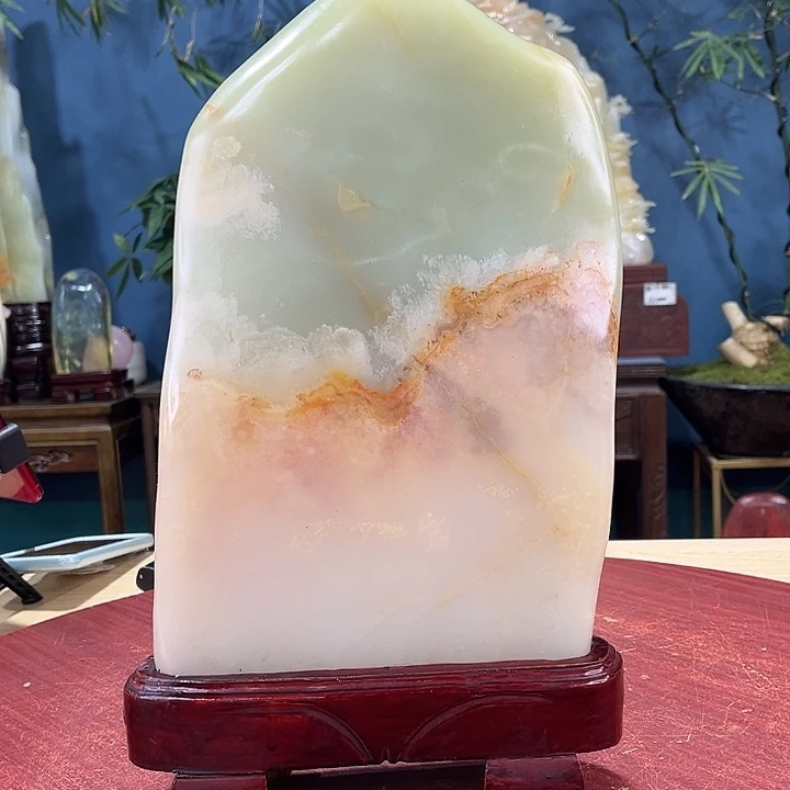 石材天然玉石摆件