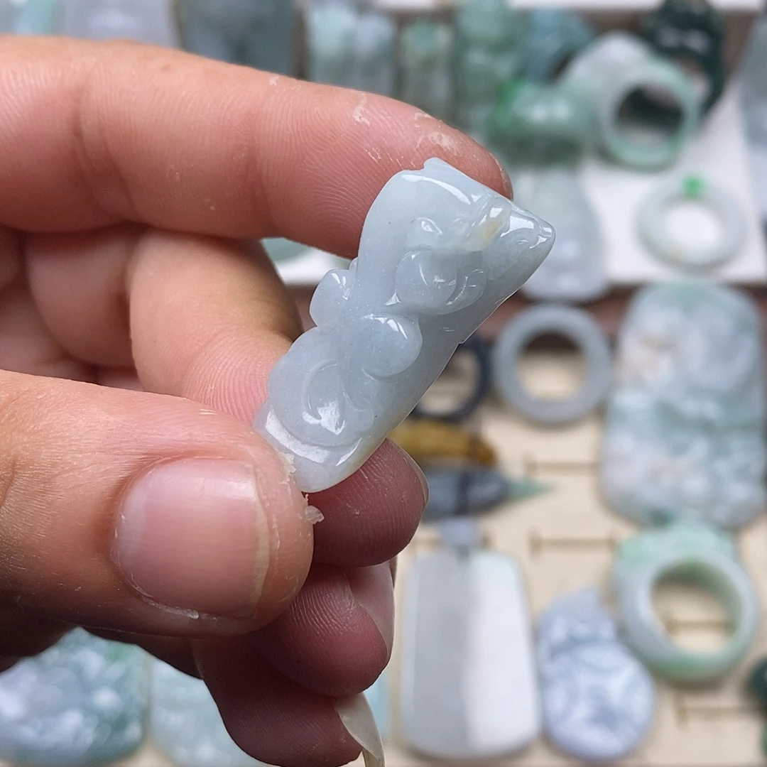 颈饰未镶嵌翡翠7仿古龙