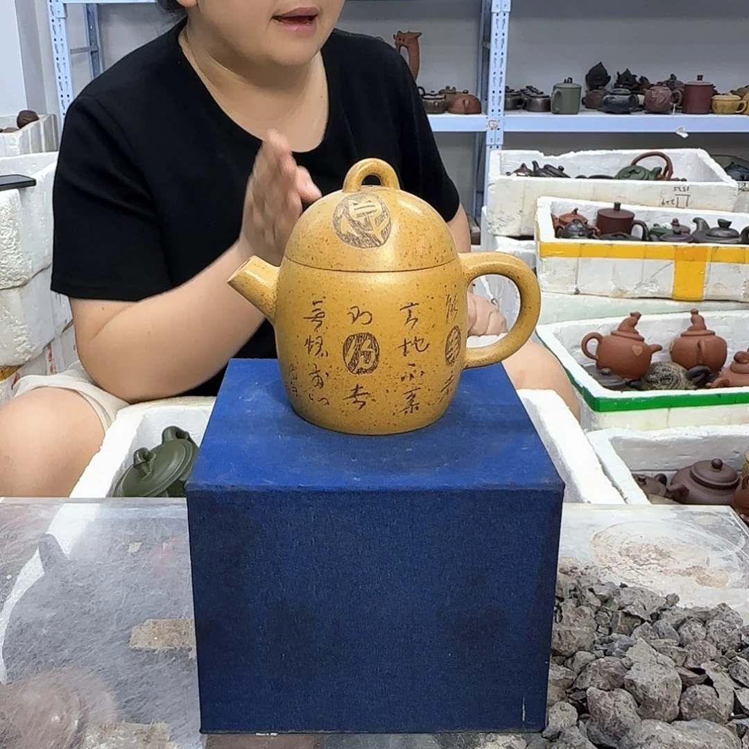 茶壶紫砂宜兴紫砂壶瑕疵