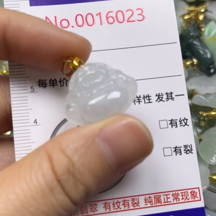 翡翠未镶嵌颈饰翡翠