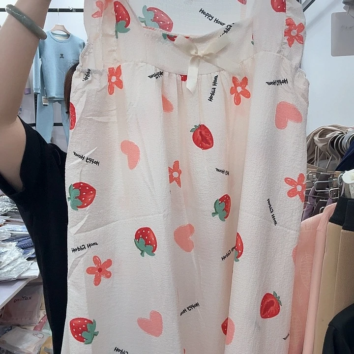 三醋酯纤维80到160斤泡泡棉睡裙