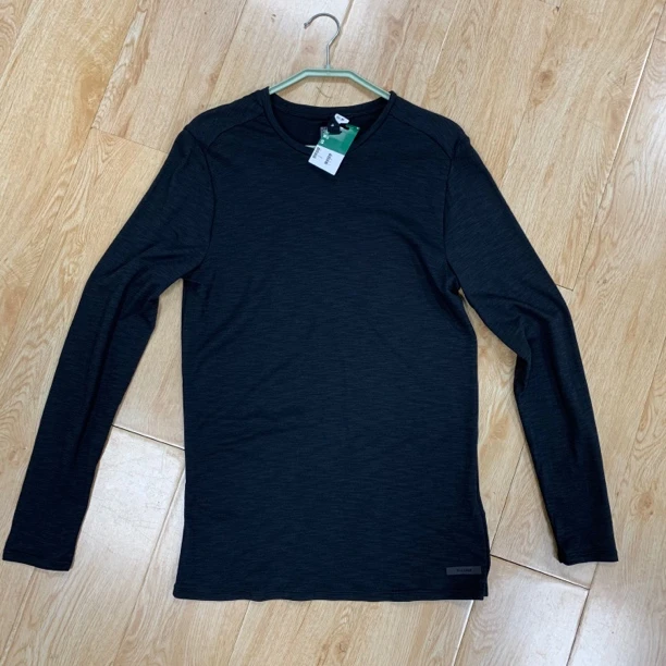 男子春秋户外活动打底长袖T恤棉涤材质