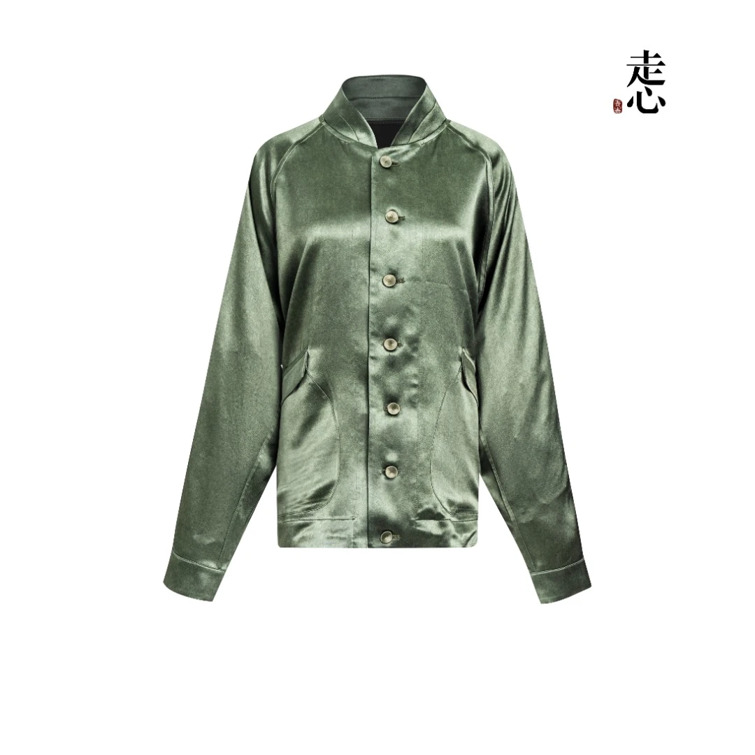 【香云走心】 琉璃金 水草绿外套25ZWT5597