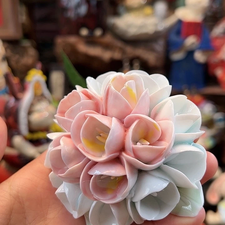 陶摆件小镇青花每日有新品