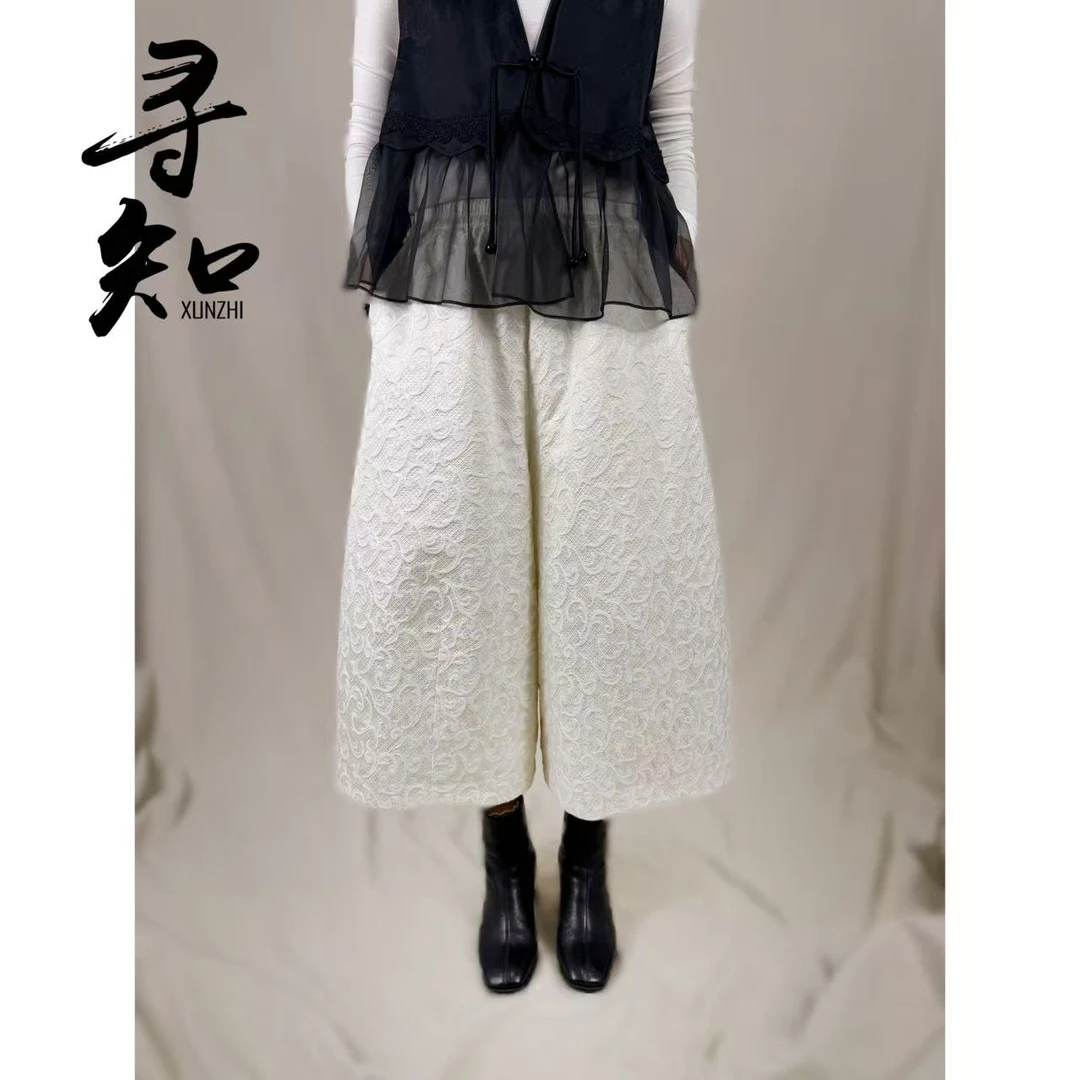 寻知·朱总原创设计XZK318J云绘流影棉裤