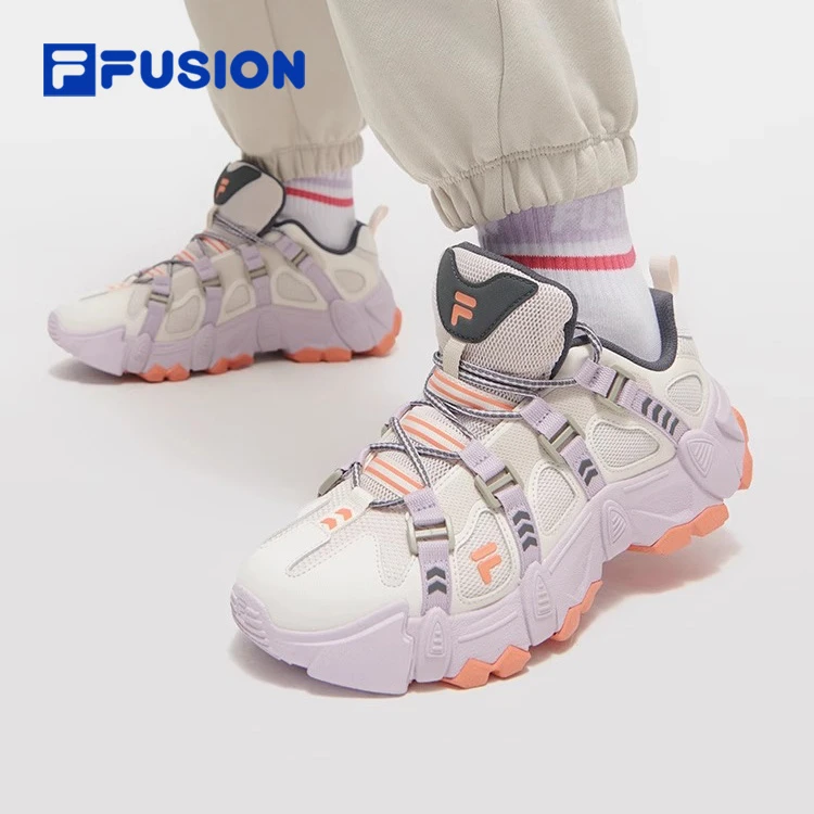 【山脉鞋】斐乐潮牌女鞋 机能潮流休闲运动时尚老爹鞋T12W511510F