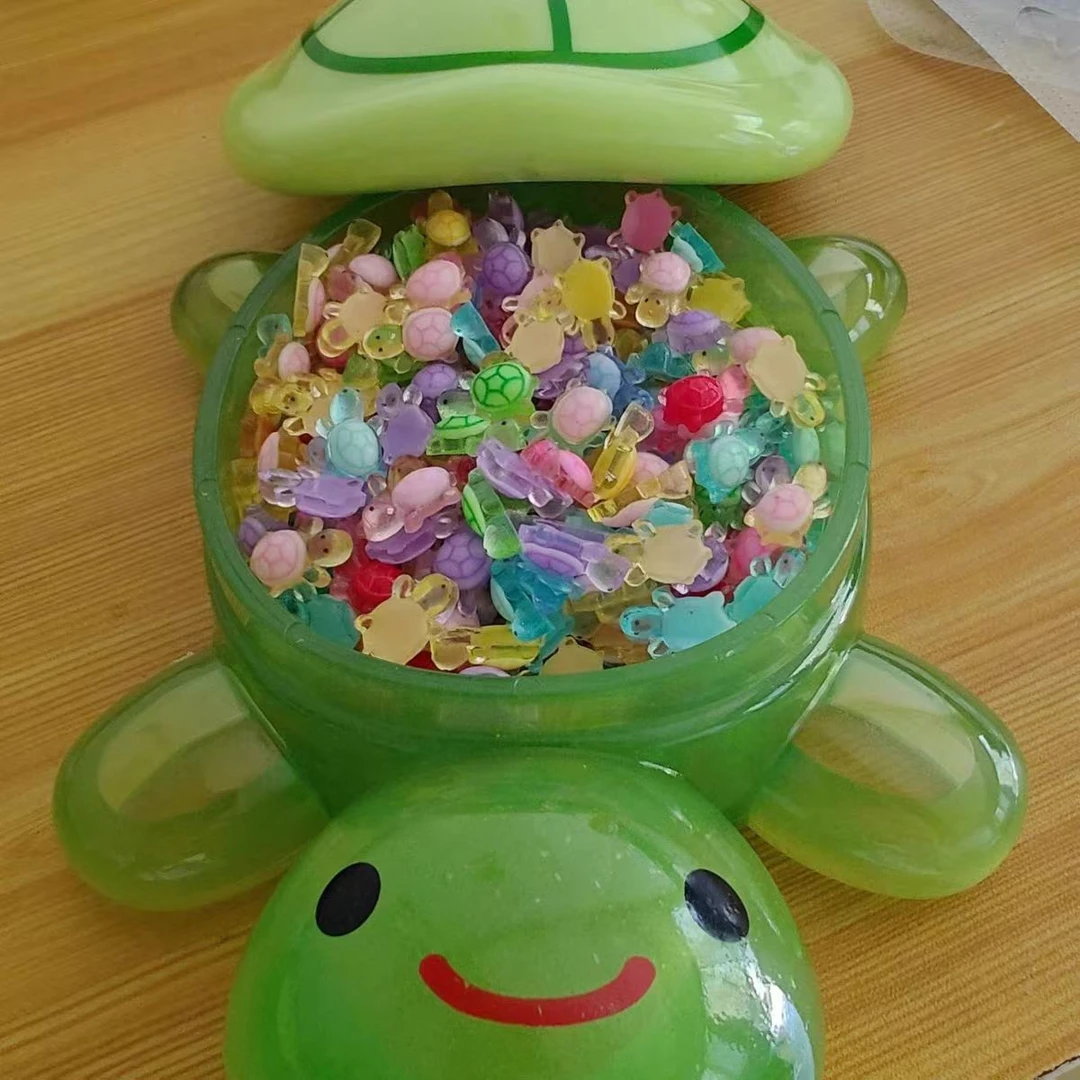 可开盖17厘米巨无霸夜光大乌龟发光玩具盒龟公仔男生