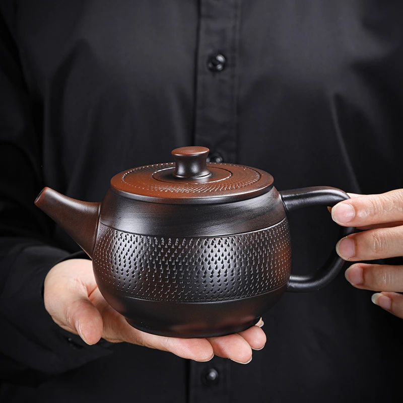 彷缸壶紫陶茶壶手工正宗家用高档功夫茶具礼盒套装建水单人泡茶壶