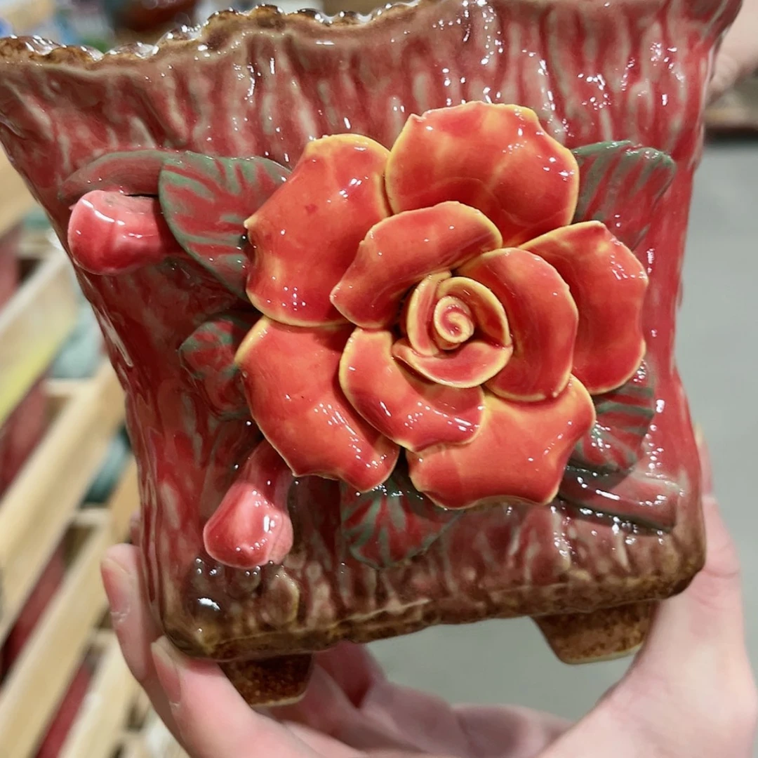 【闪购商品】陶瓷陶瓷多肉植物花盆