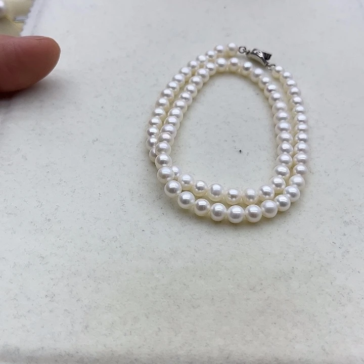 淡水珍珠颈饰合金