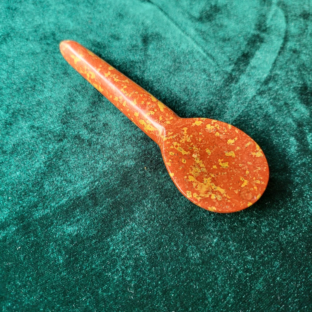 【砭石博物馆】泗水泗滨砭石眼部按摩刮板刮痧按摩棒多功能