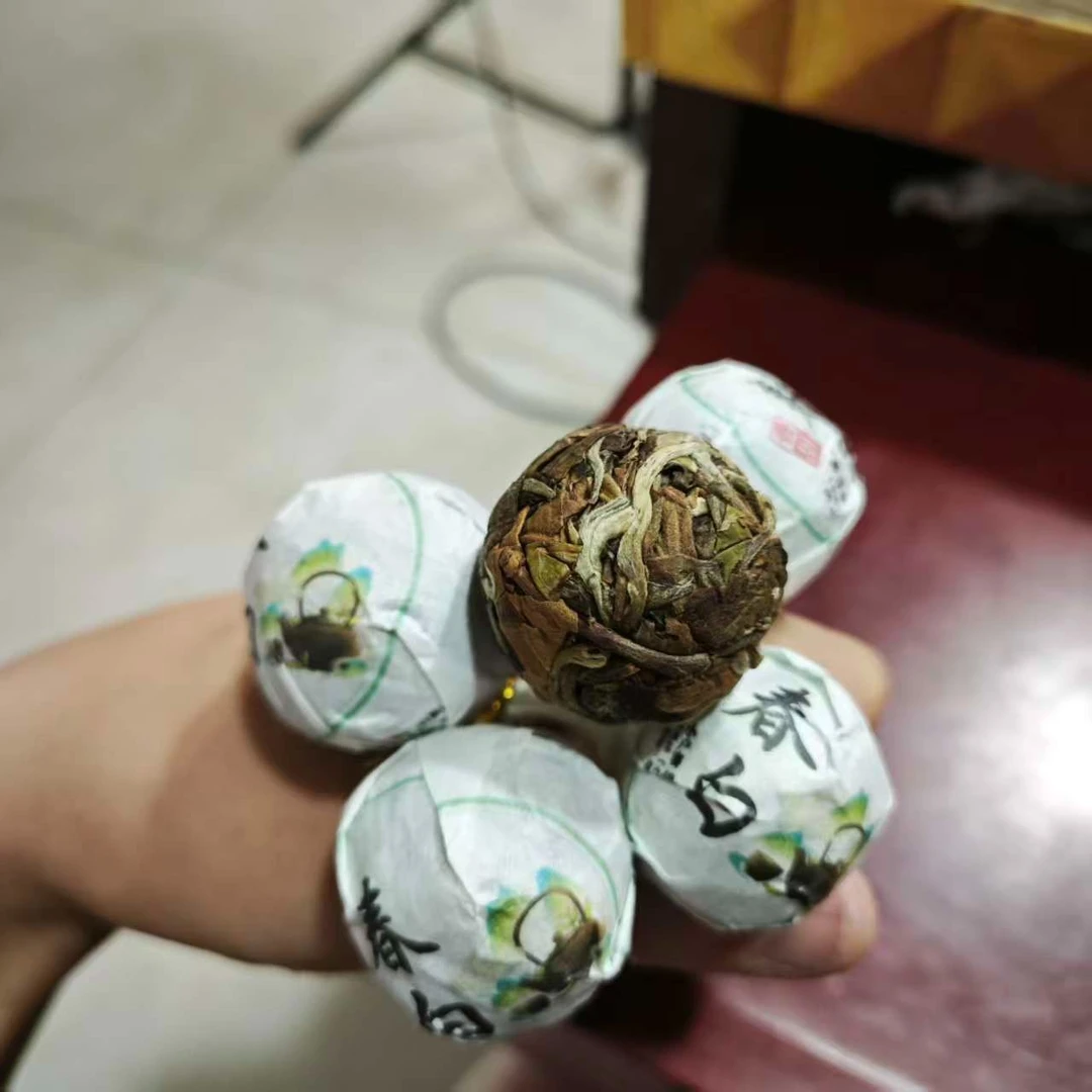 【红生茶业】2025年 春白 普洱茶 白茶·春龙珠 8*50粒 MK--227