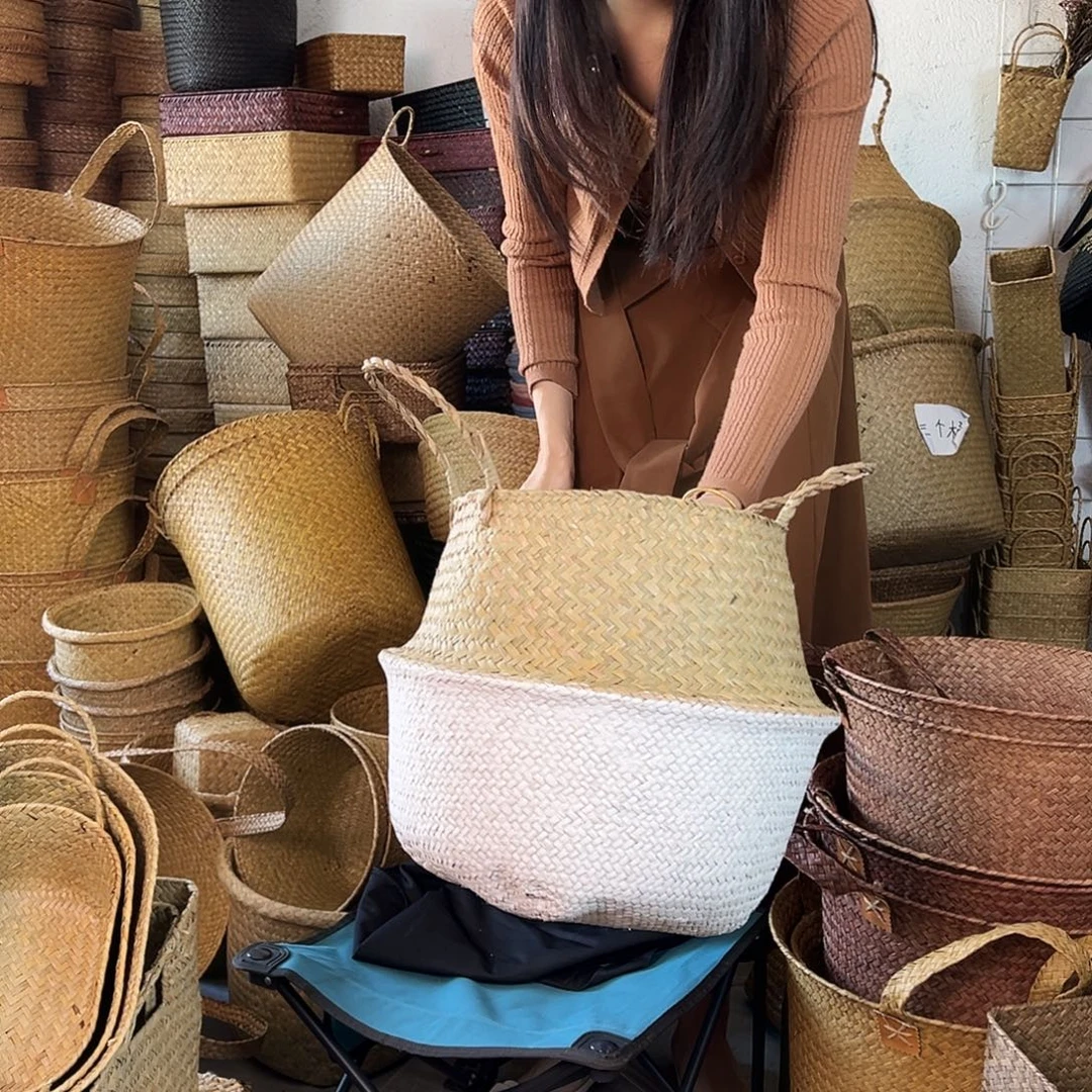 草编草编包/草编收纳盒微瑕疵