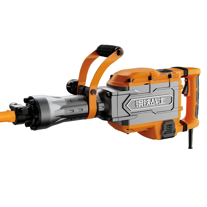 钢铁战士G-T730高效重型电镐额定功率1600w峰值功率3800w防摔款