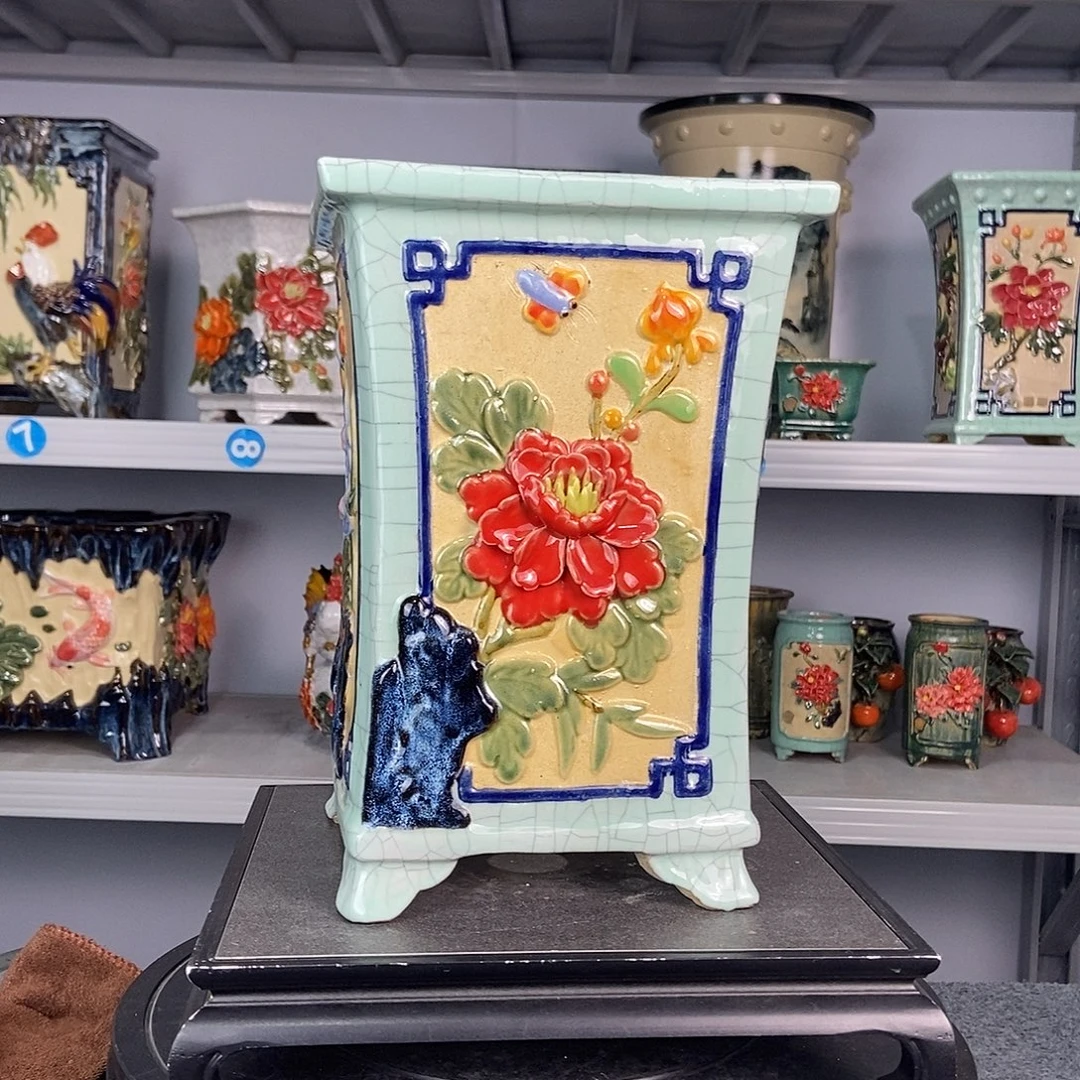 内口16内深27正宗岭南石湾花盆