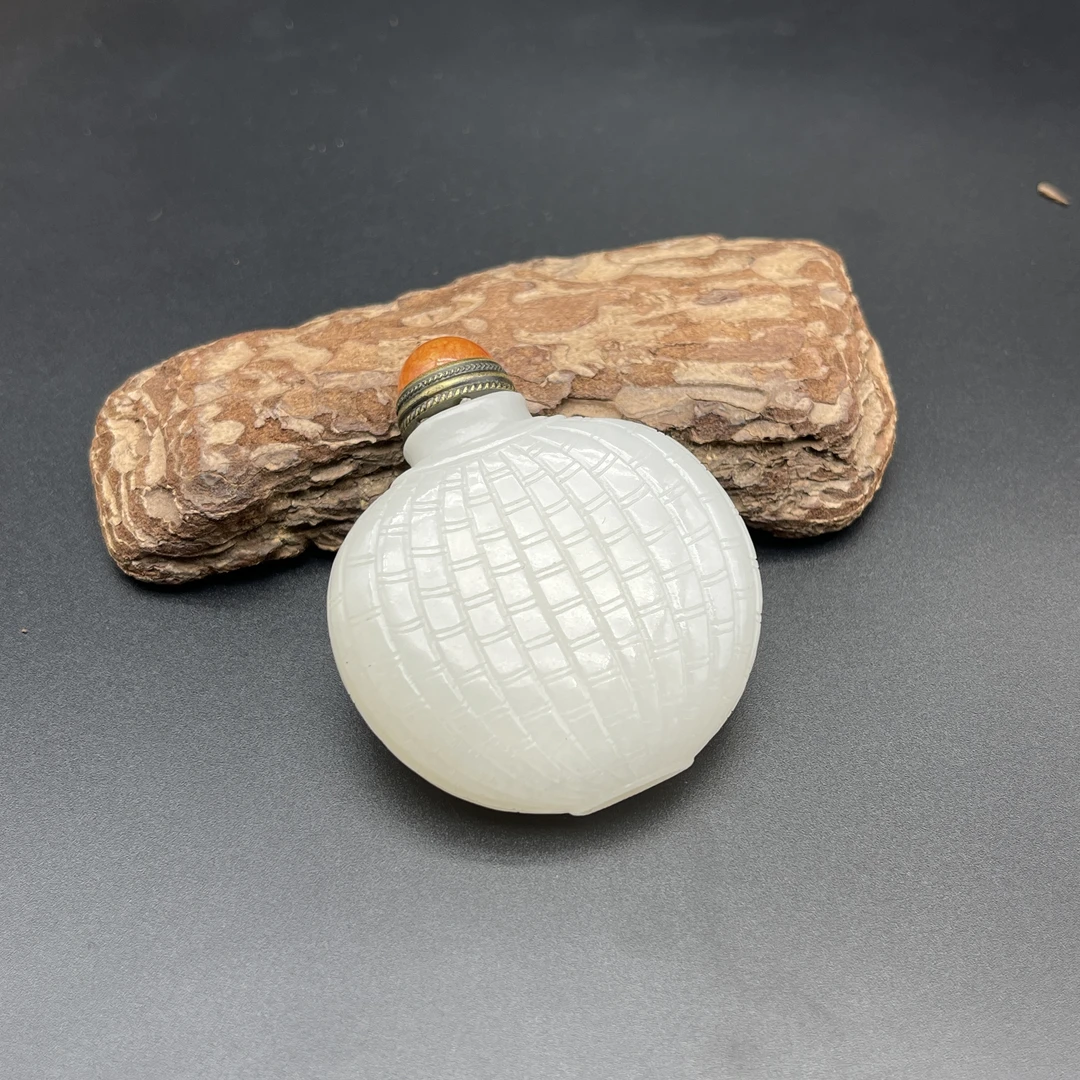 《清代》和田玉鼻烟壶 山东文物商店 ZZXCRH464692