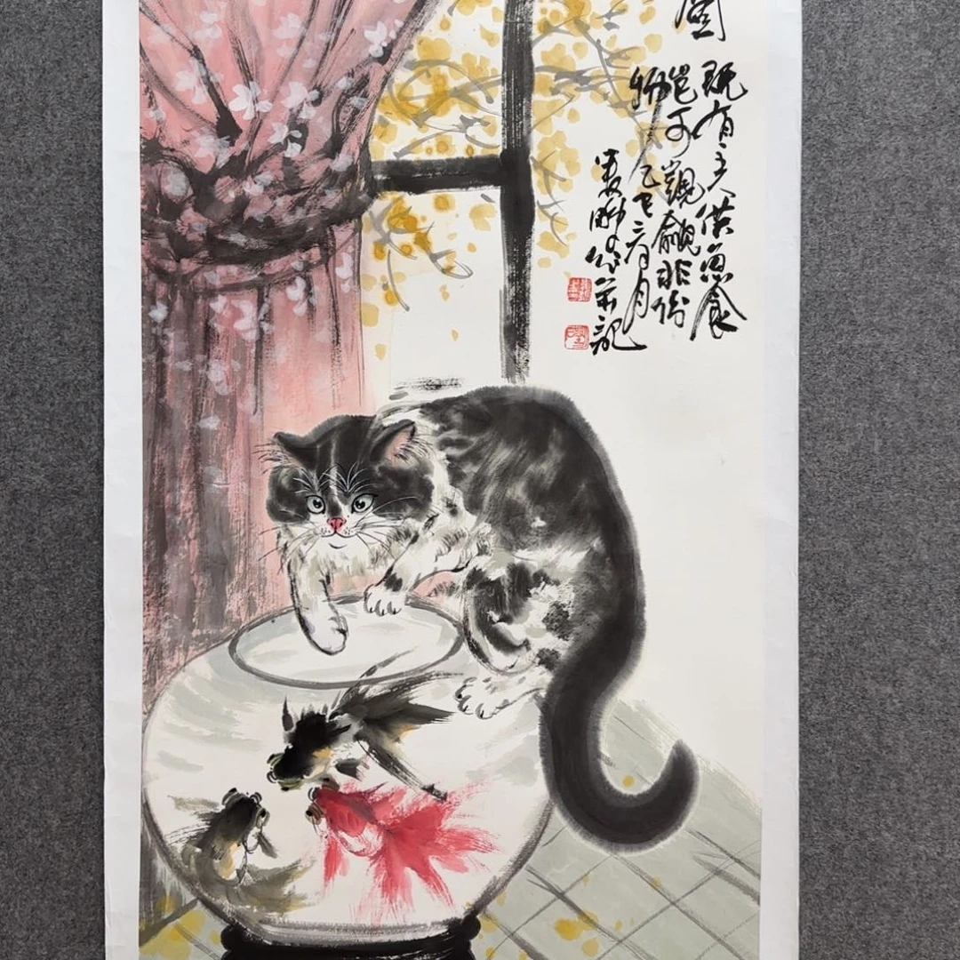 国画娄鹏老师手绘作品