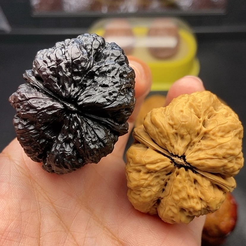 【闪购商品】把件文玩核桃42尺蝴蝶蟾